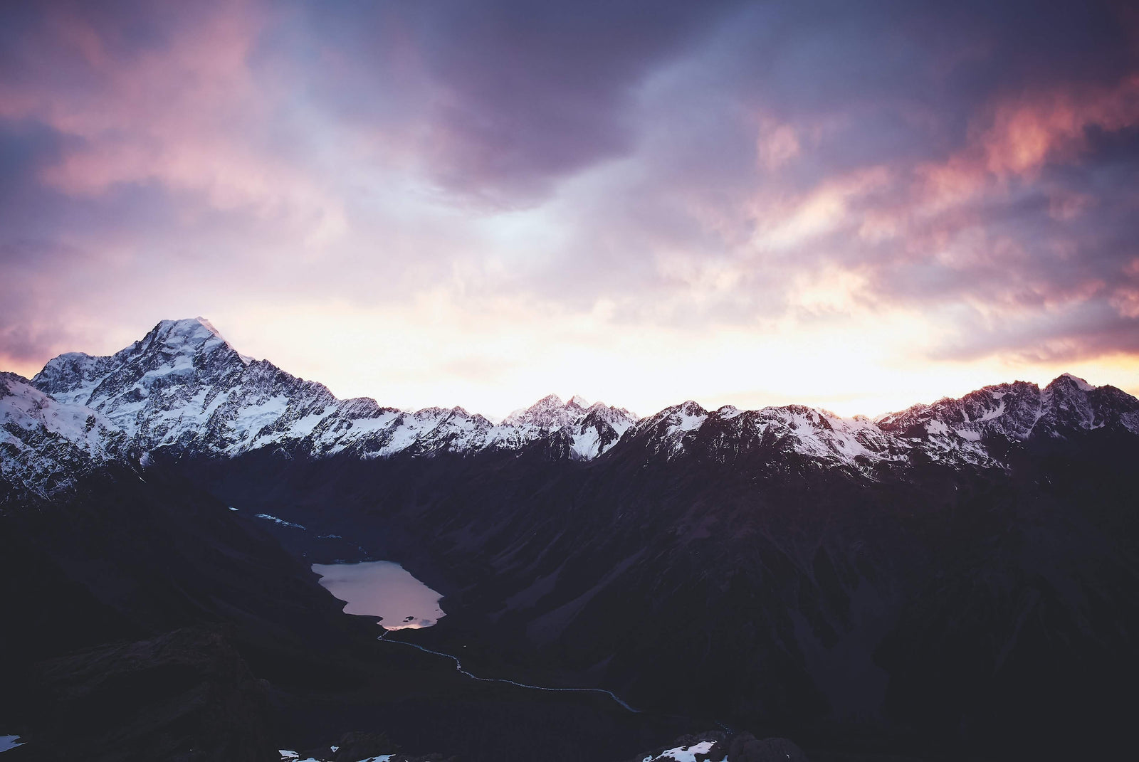 Snowy mountains