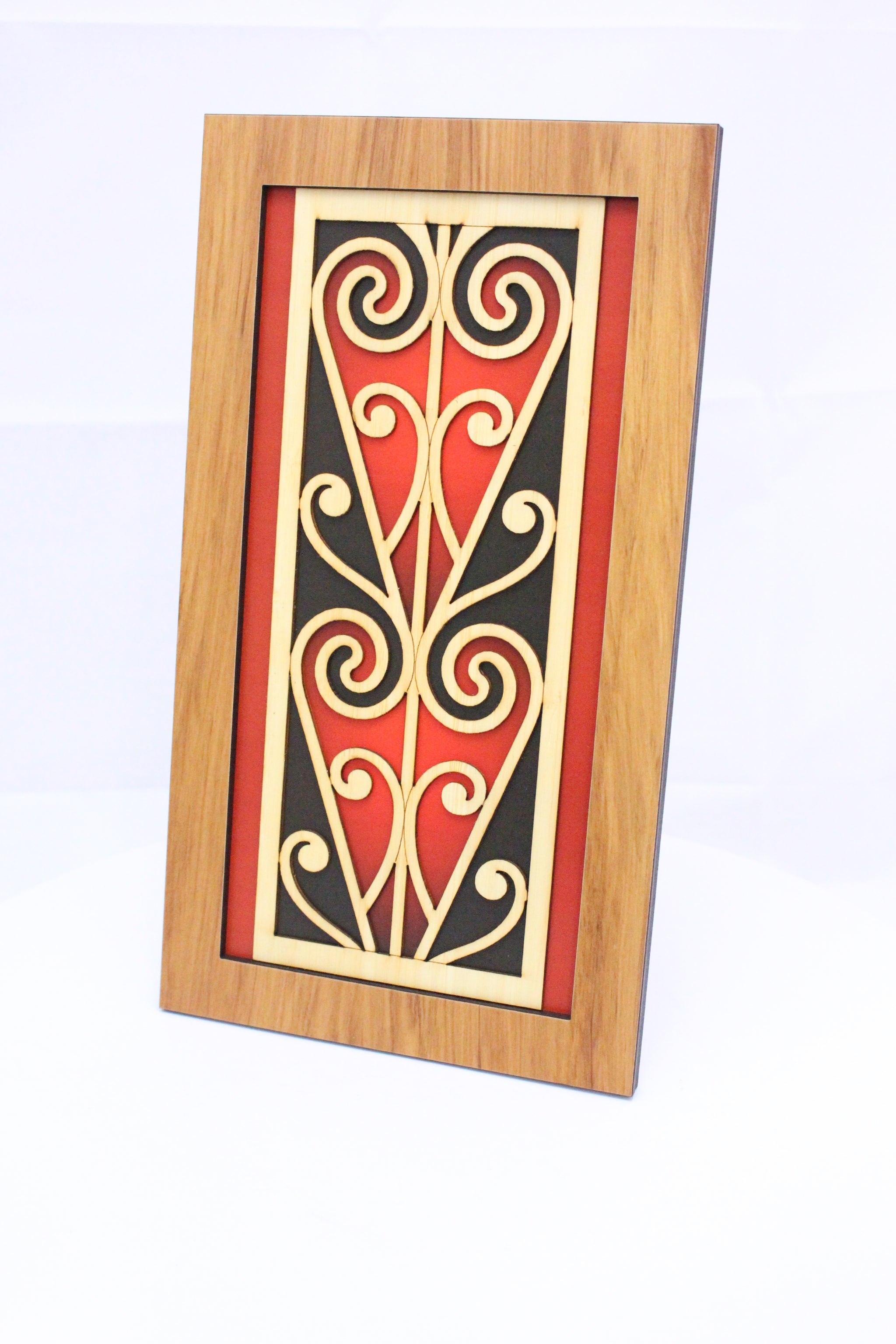 Wall Art Coloured Scroll