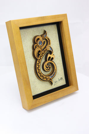 Large Framed Manaia