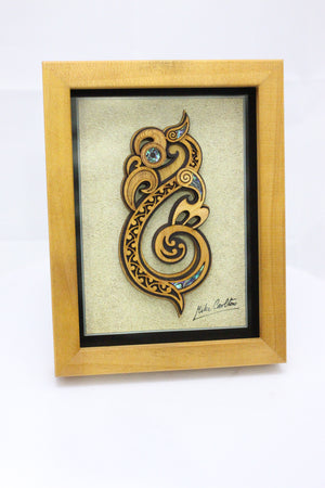 Large Framed Manaia
