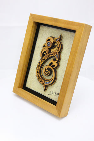 Large Framed Manaia