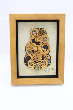 Large Framed Hei Tiki