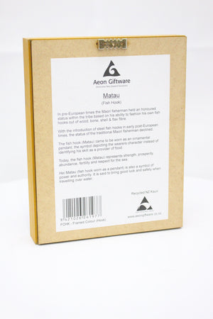 Carved Matau Frame