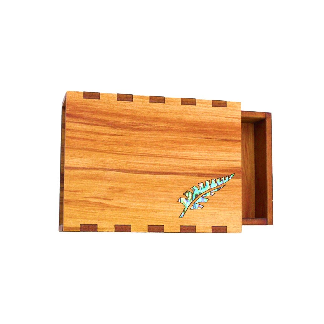 Paua Fern business card Box