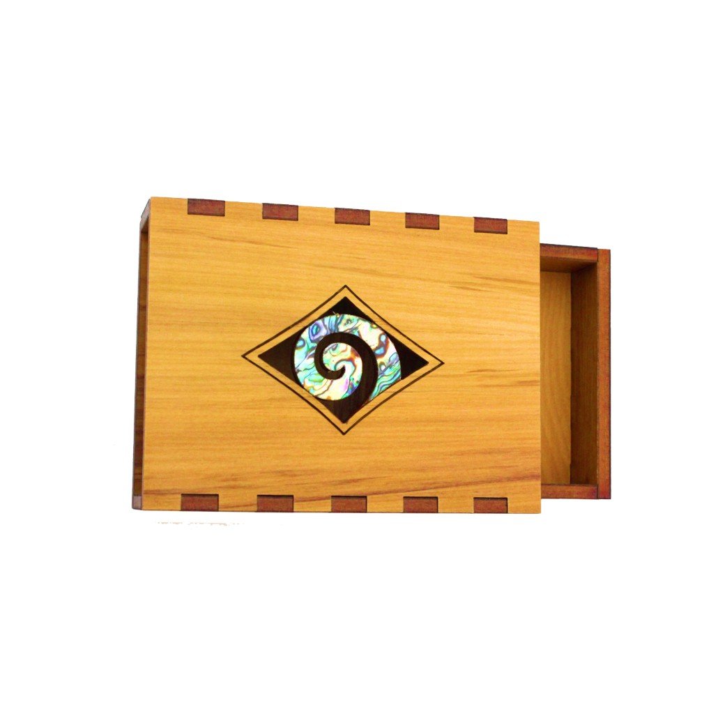 Paua Koru business card Box