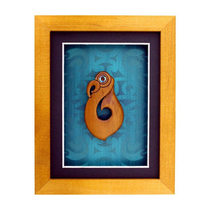 Carved Matau Frame