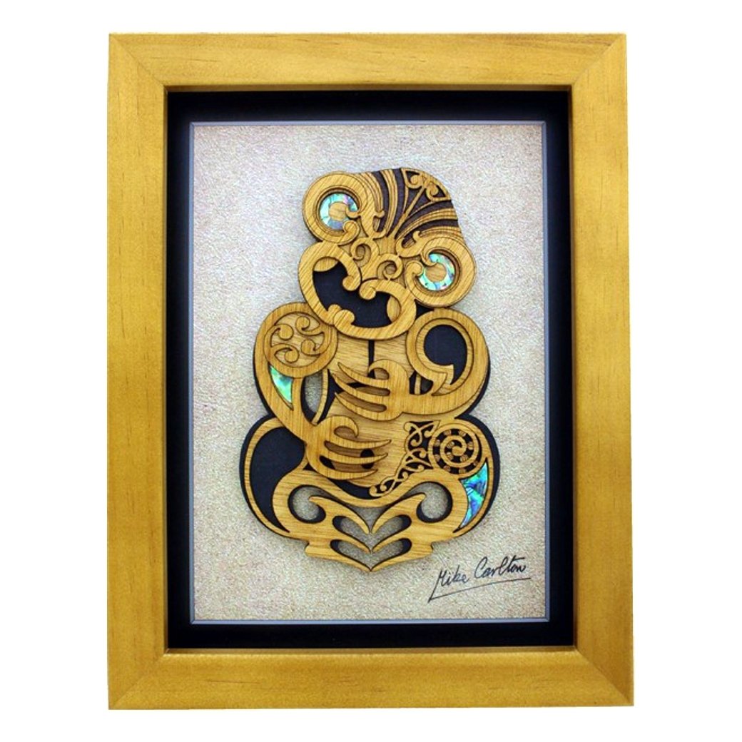 Large Framed Hei Tiki