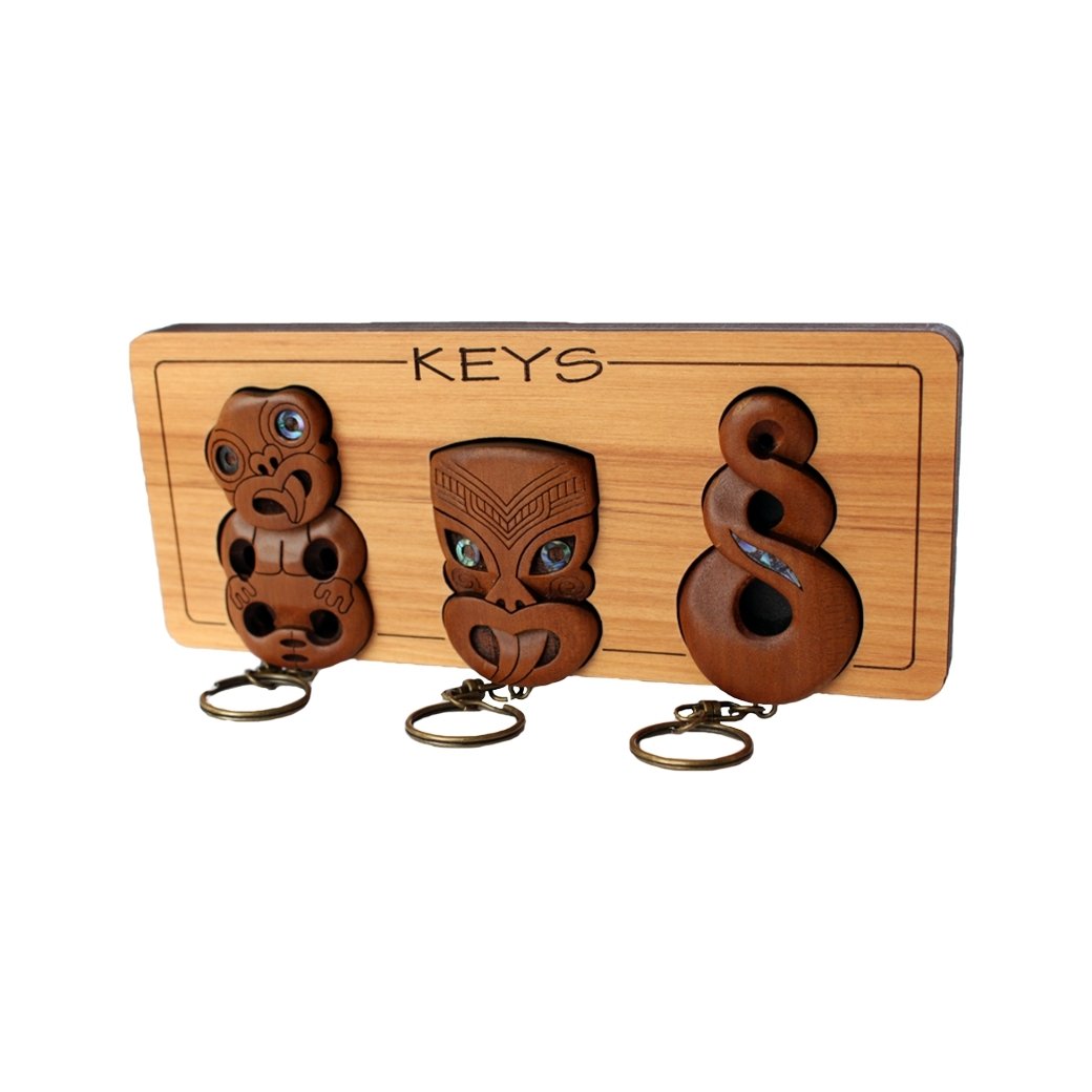 Carved Key Rack