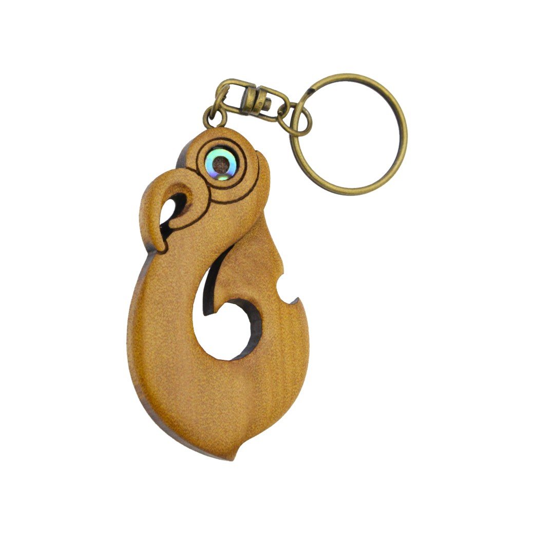 Carved Hook Keychain