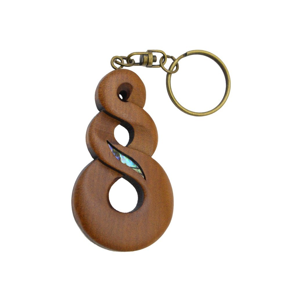 Carved Twist Keychain