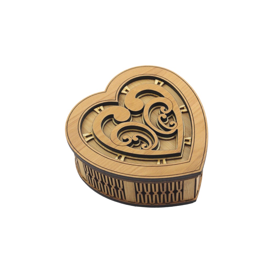 Koru Heart Keepsake Box