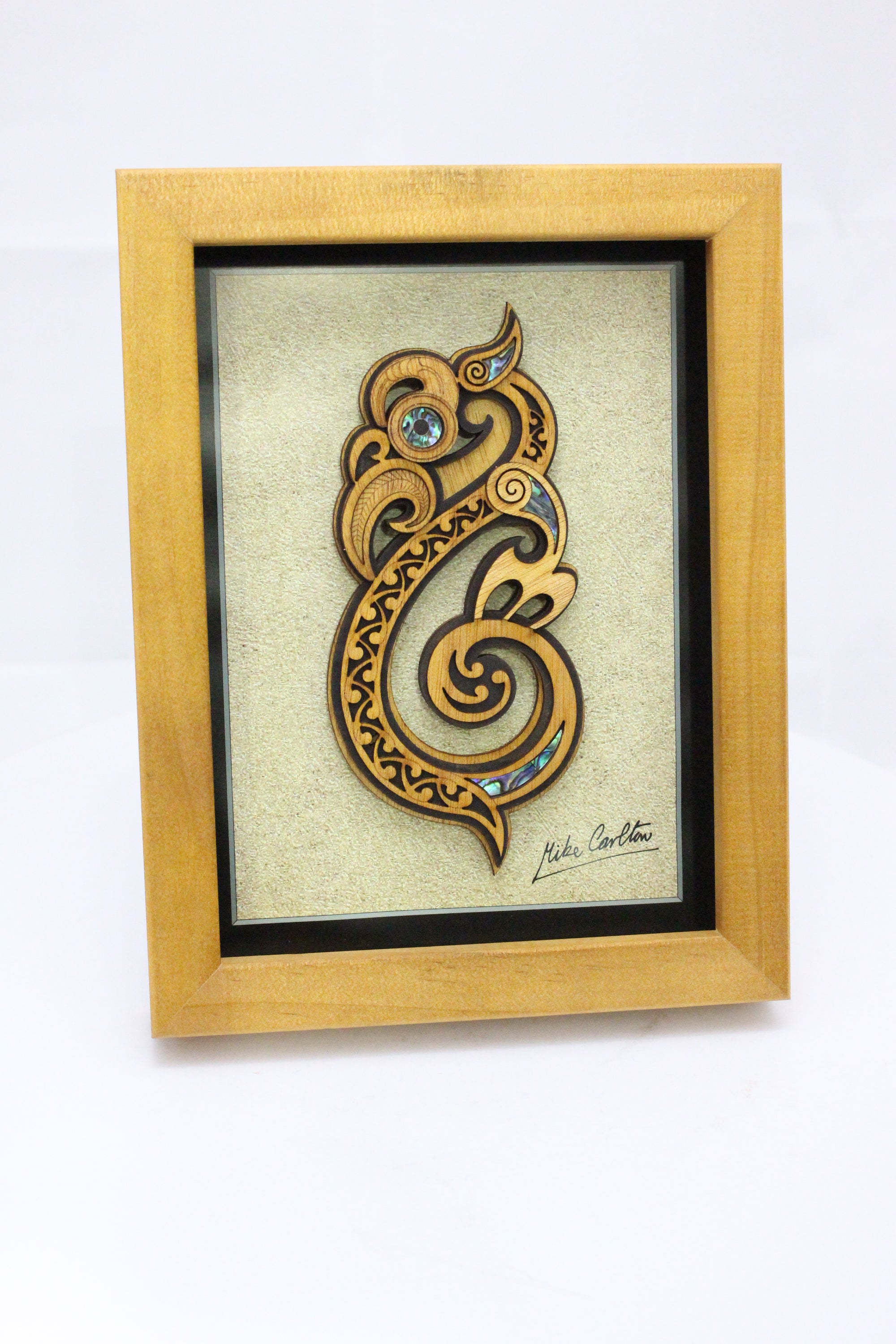 Large Framed Manaia