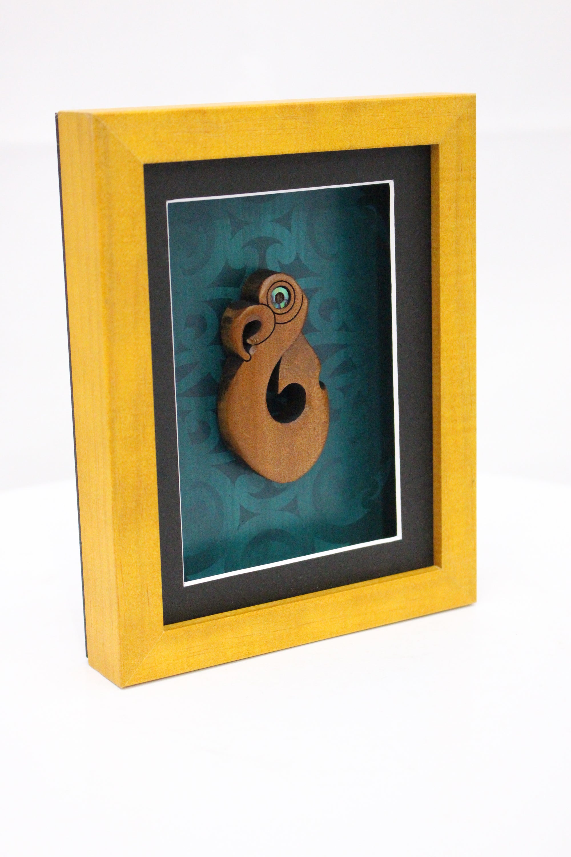 Carved Matau Frame