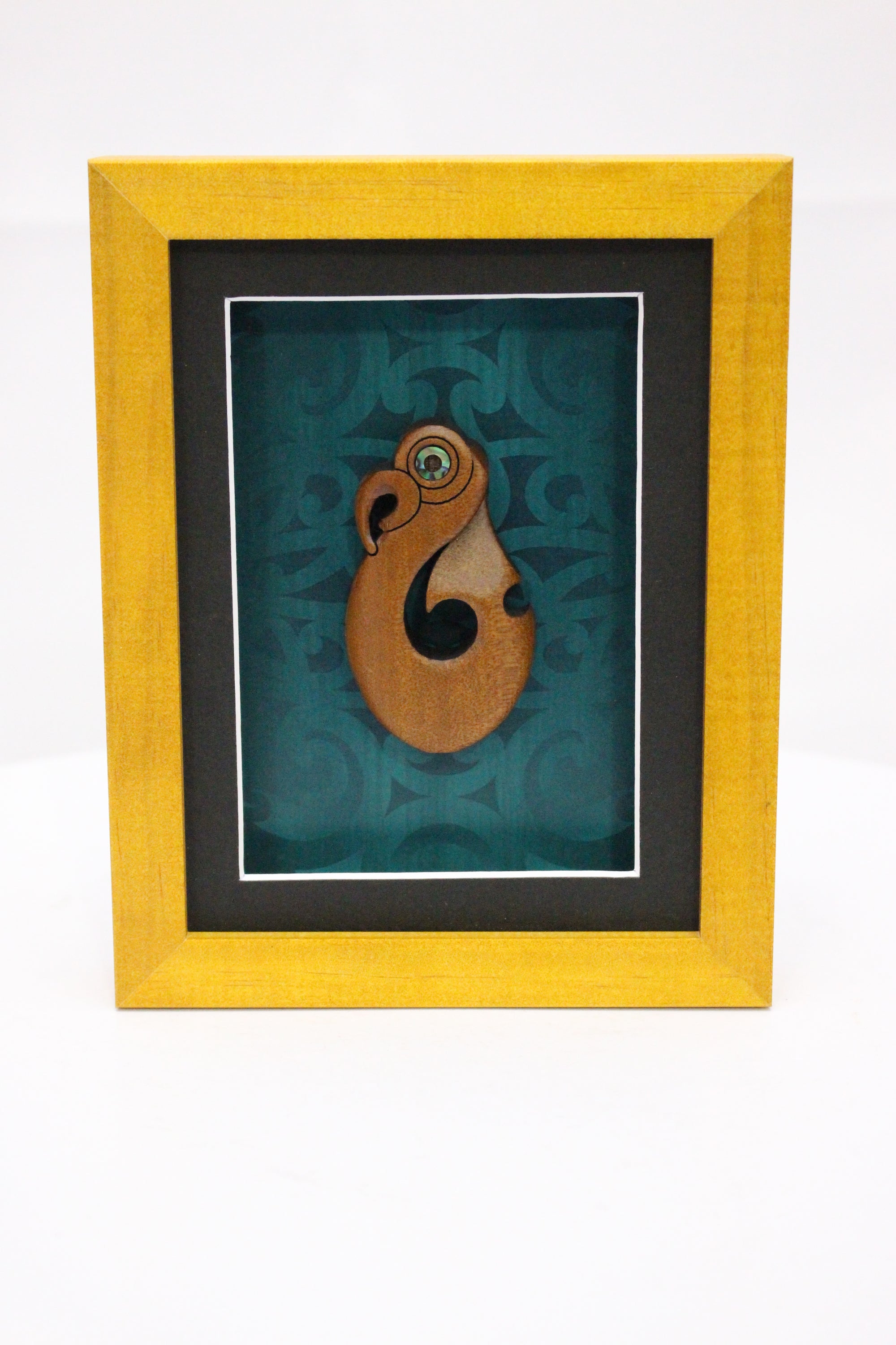 Carved Matau Frame