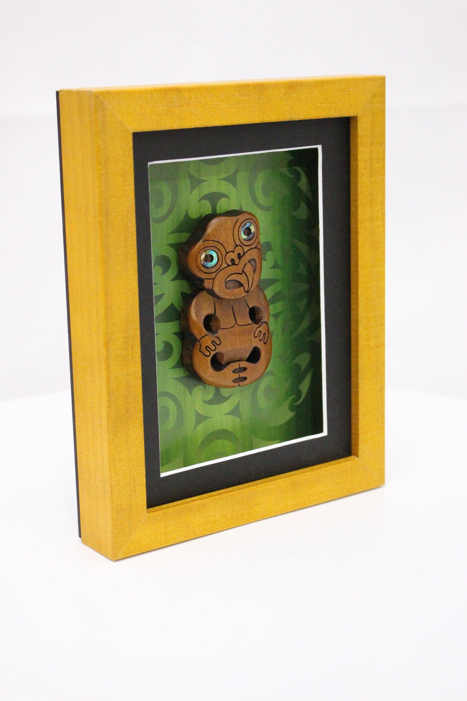 Carved Tiki Frame