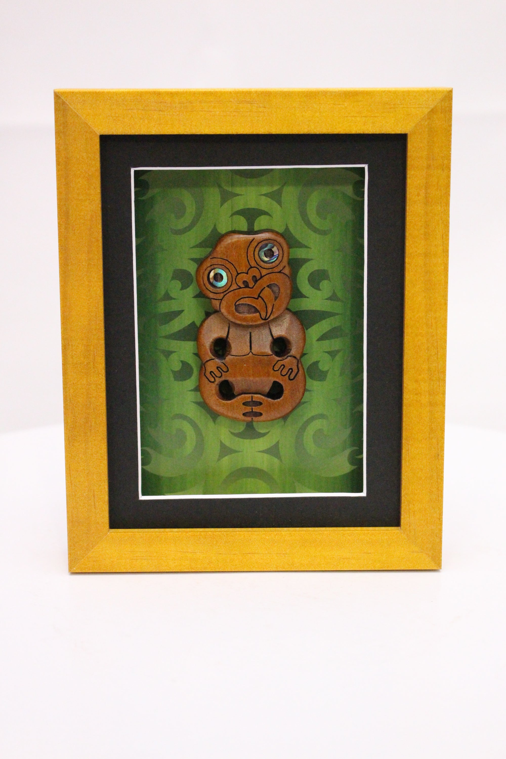 Carved Tiki Frame
