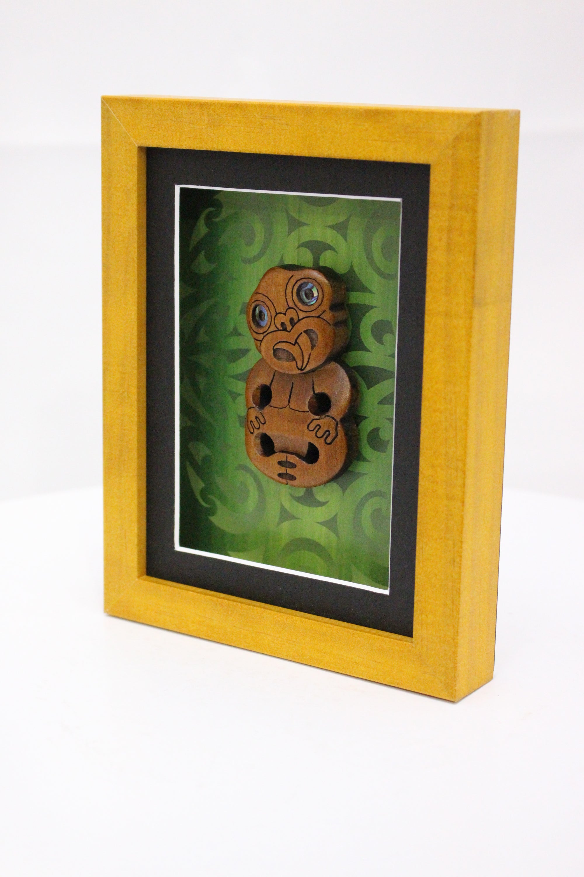 Carved Tiki Frame