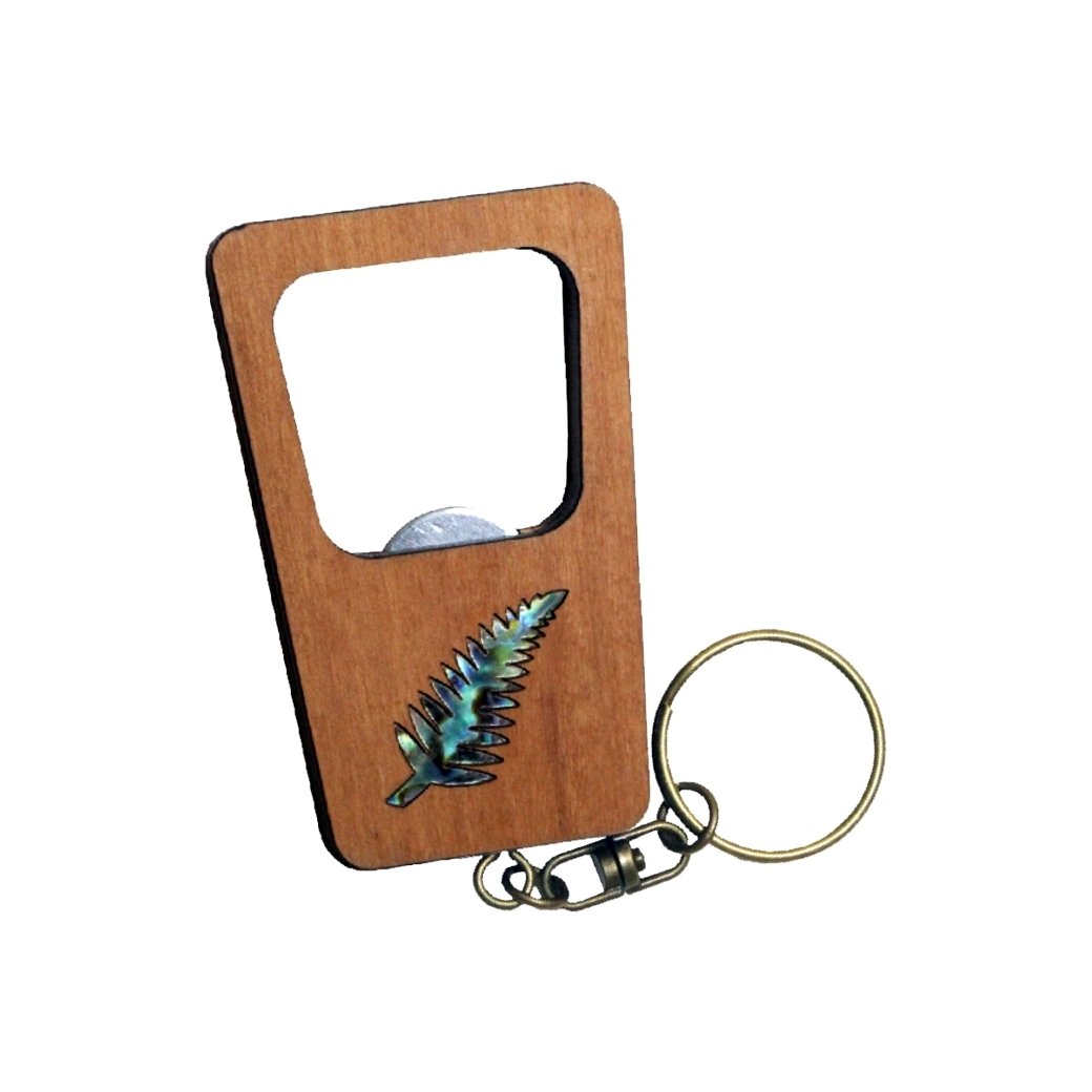 Fern Keychain Bottle Opener