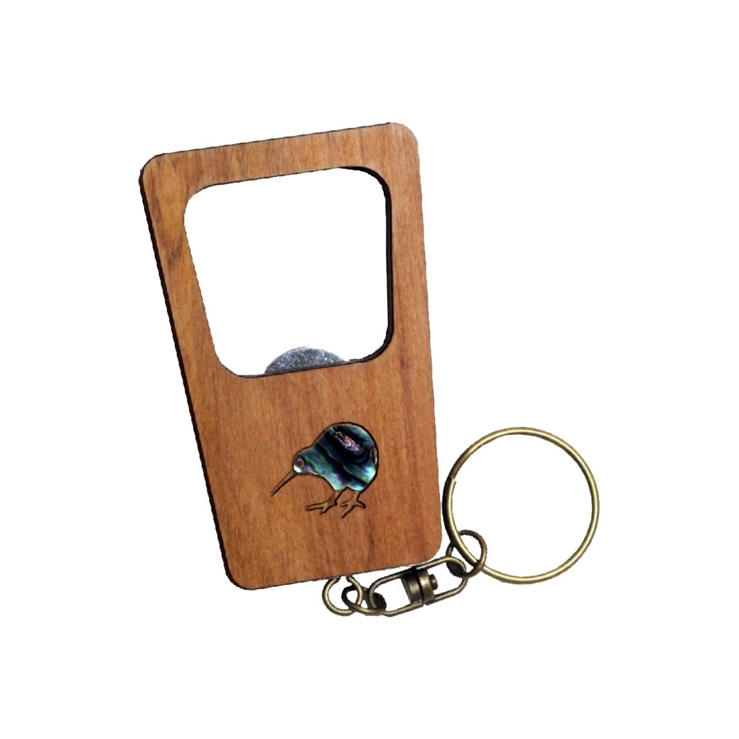Kiwi Keychain Bottle Opener