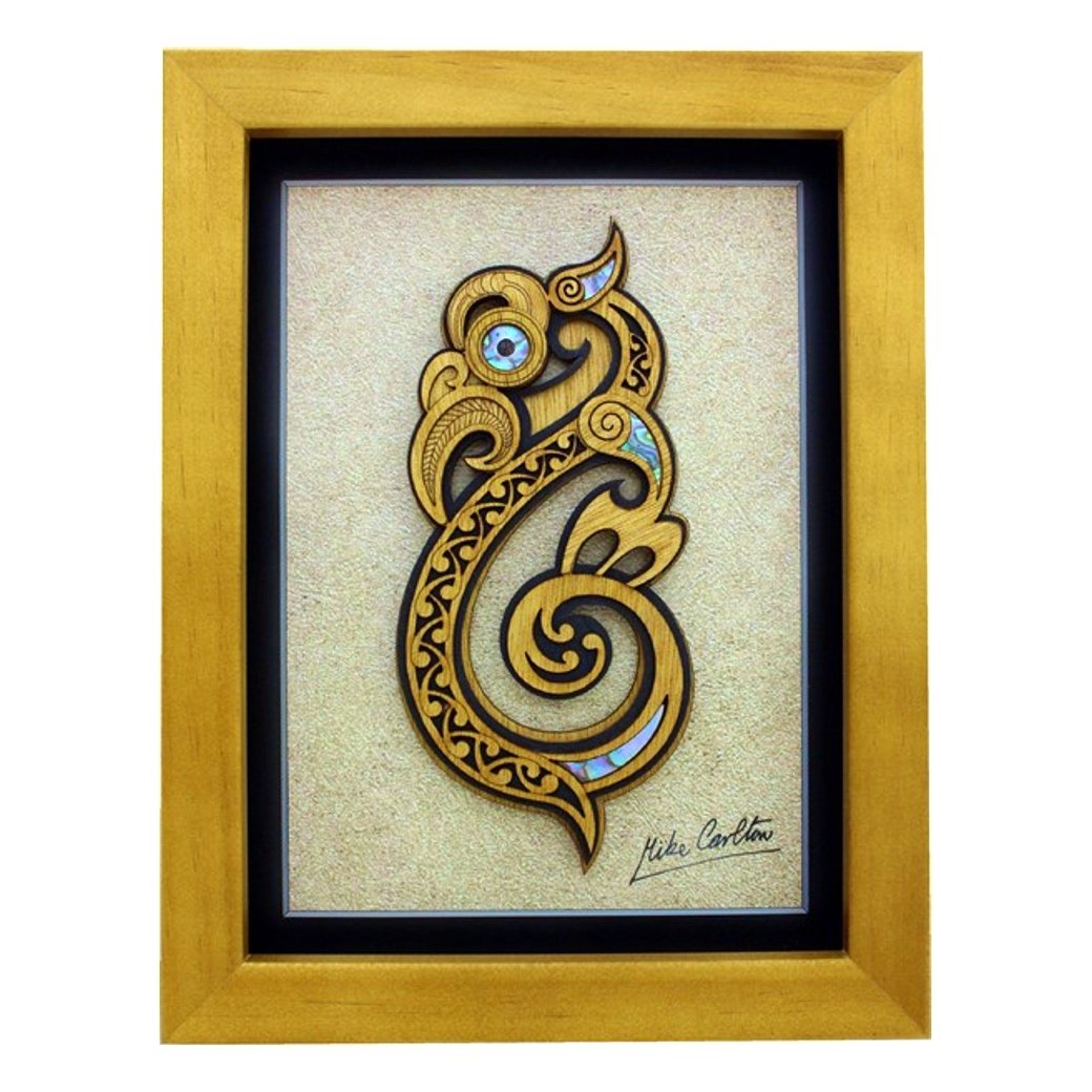 Large Framed Manaia