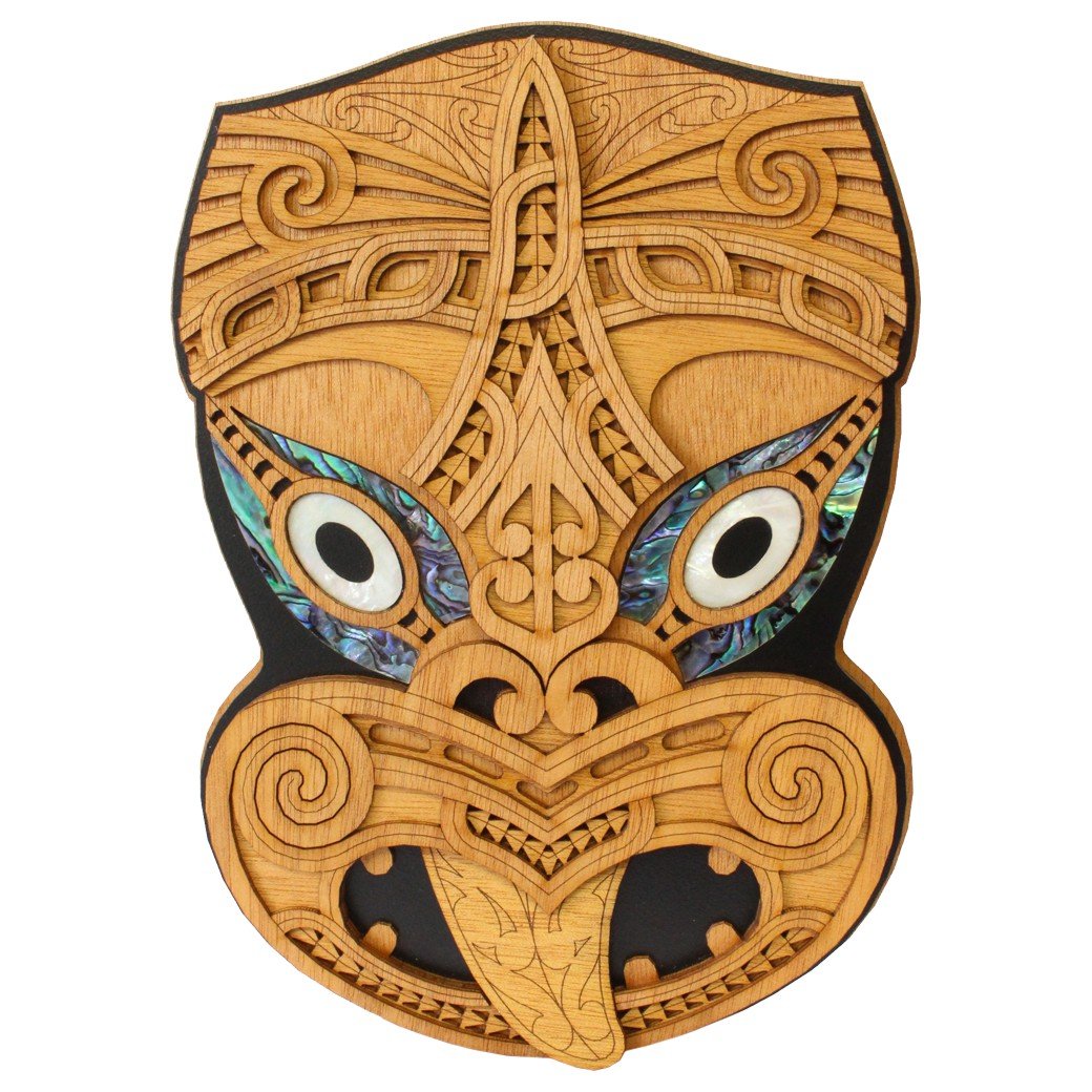Hanging Wheku Artwork | Aeon Giftware NZ
