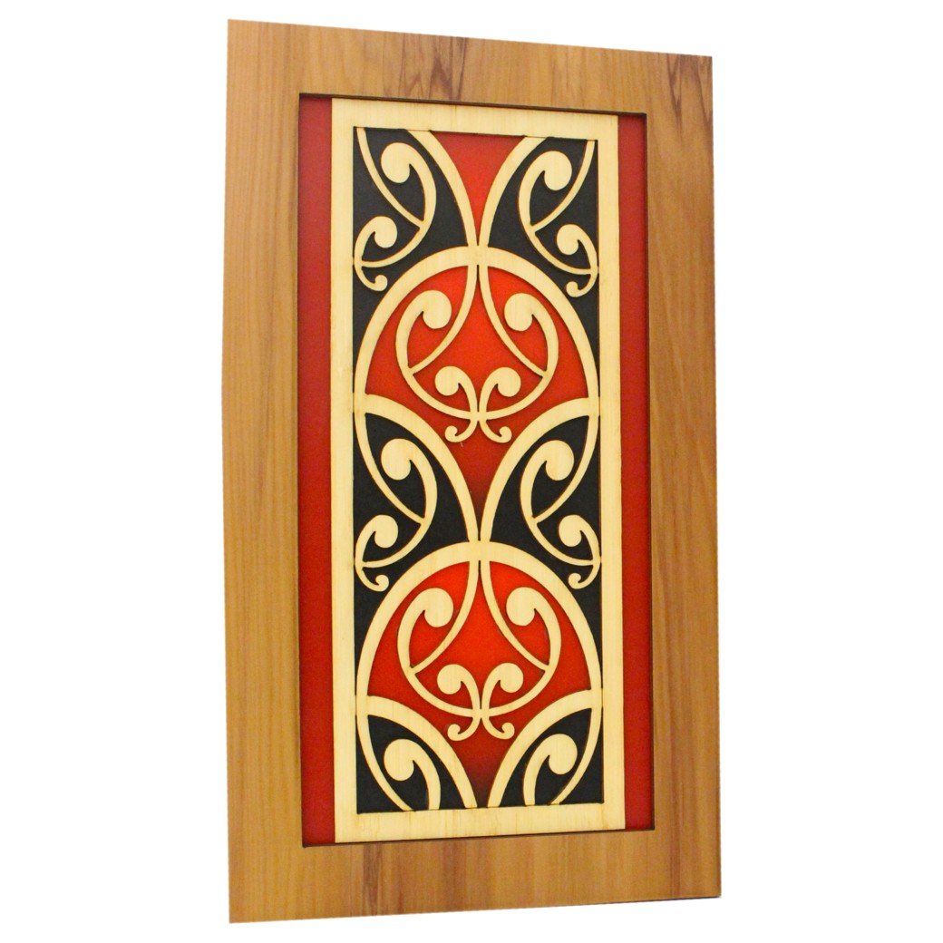 Wall Art Coloured Fish Scale